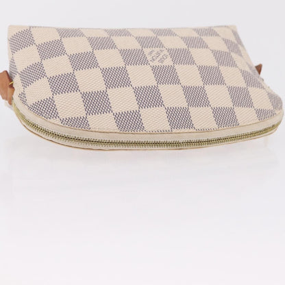 Louis Vuitton Toiletry Pouch Damier, Beige, Canvas, Clutch