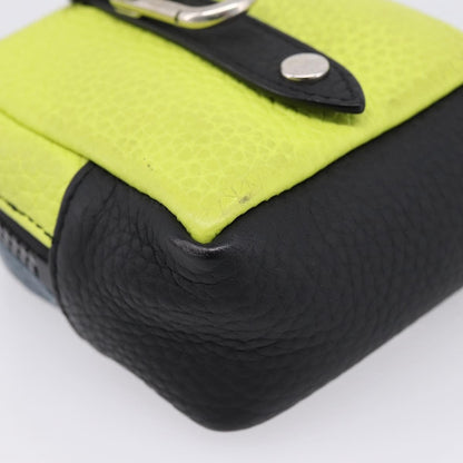 Louis Vuitton Square Pouch Bag Charm and Key Holder Leather, Gray, Leather, Charm