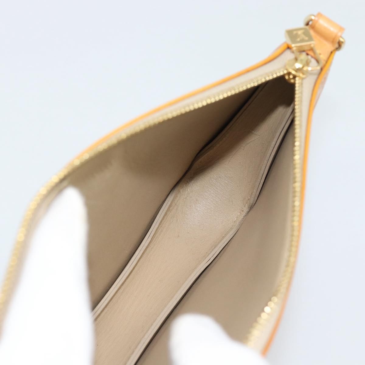 Louis Vuitton Lexington Pochette Patent Leather, Beige, Patent Leather, Clutch