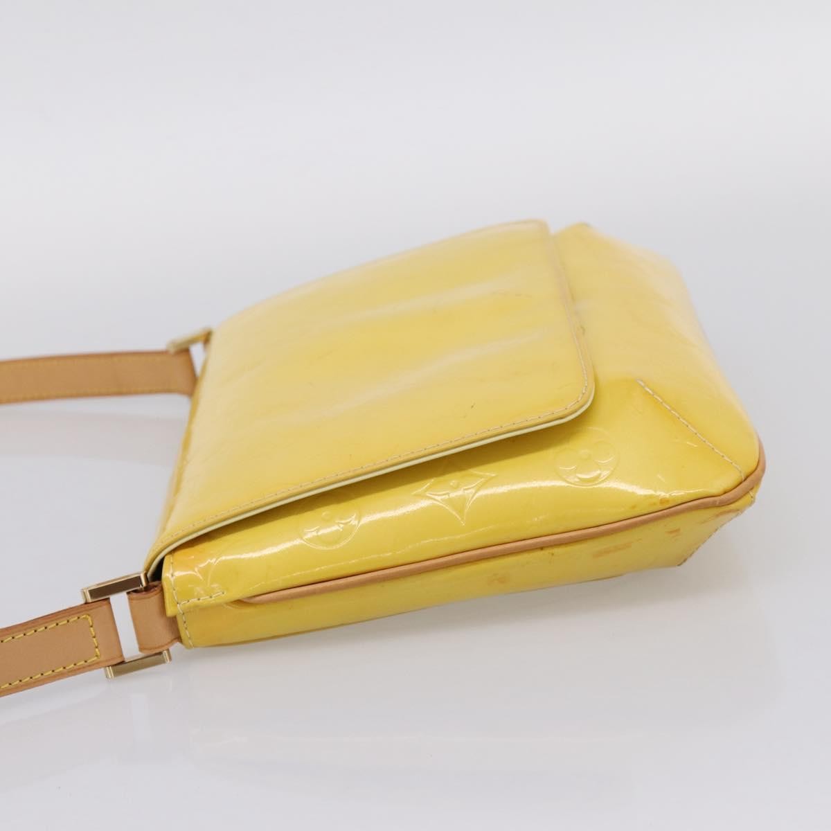 Louis Vuitton Thompson Street Monogram Vernis, Yellow, Patent Leather, Shoulder Bag