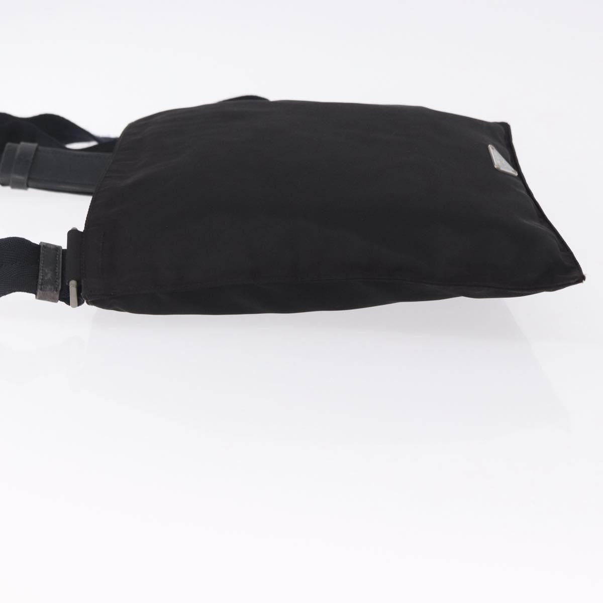 Prada Shoulder Tessuto, Black, Nylon, Shoulder Bag