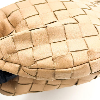 Bottega Veneta BV Jodie Hobo Intrecciato Nappa, Brown, Leather, Shoulder Bag