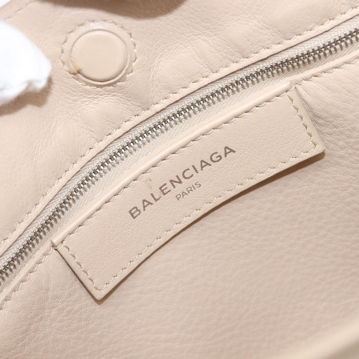 Balenciaga Papier A4 Zip Around Classic Studs Leather, Gray, Leather, Handbag
