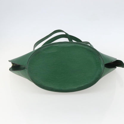 Louis Vuitton Saint Jacques Handbag Epi Leather, GREEN, LEATHER, Shoulder bag