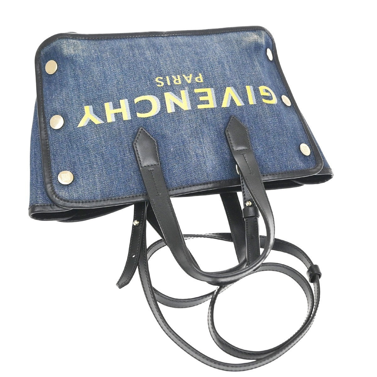 Givenchy Bond Shopper Tote Denim, Blue, Denim, Tote Bag