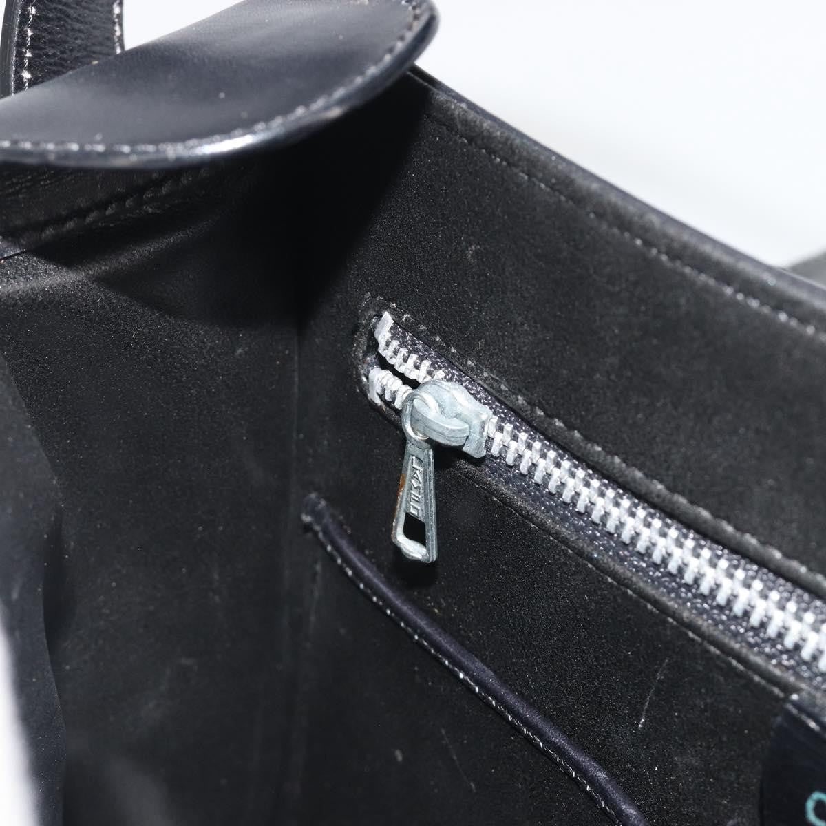 Celine Vintage Macadam Canvas, White, Leather, Shoulder Bag