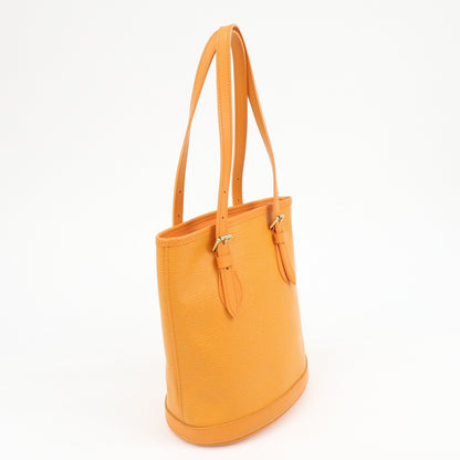 Louis Vuitton Petit Bucket Epi Leather, Orange, Leather, Handbag