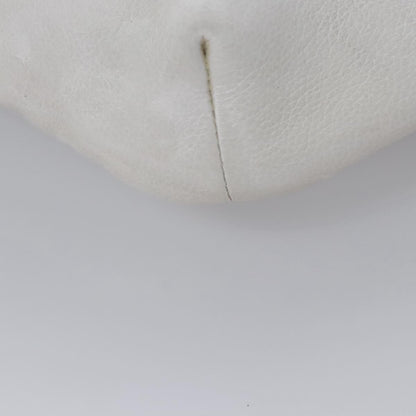 Gucci Logo Belt Leather with Enamel Buckle, White, Leather, Belt