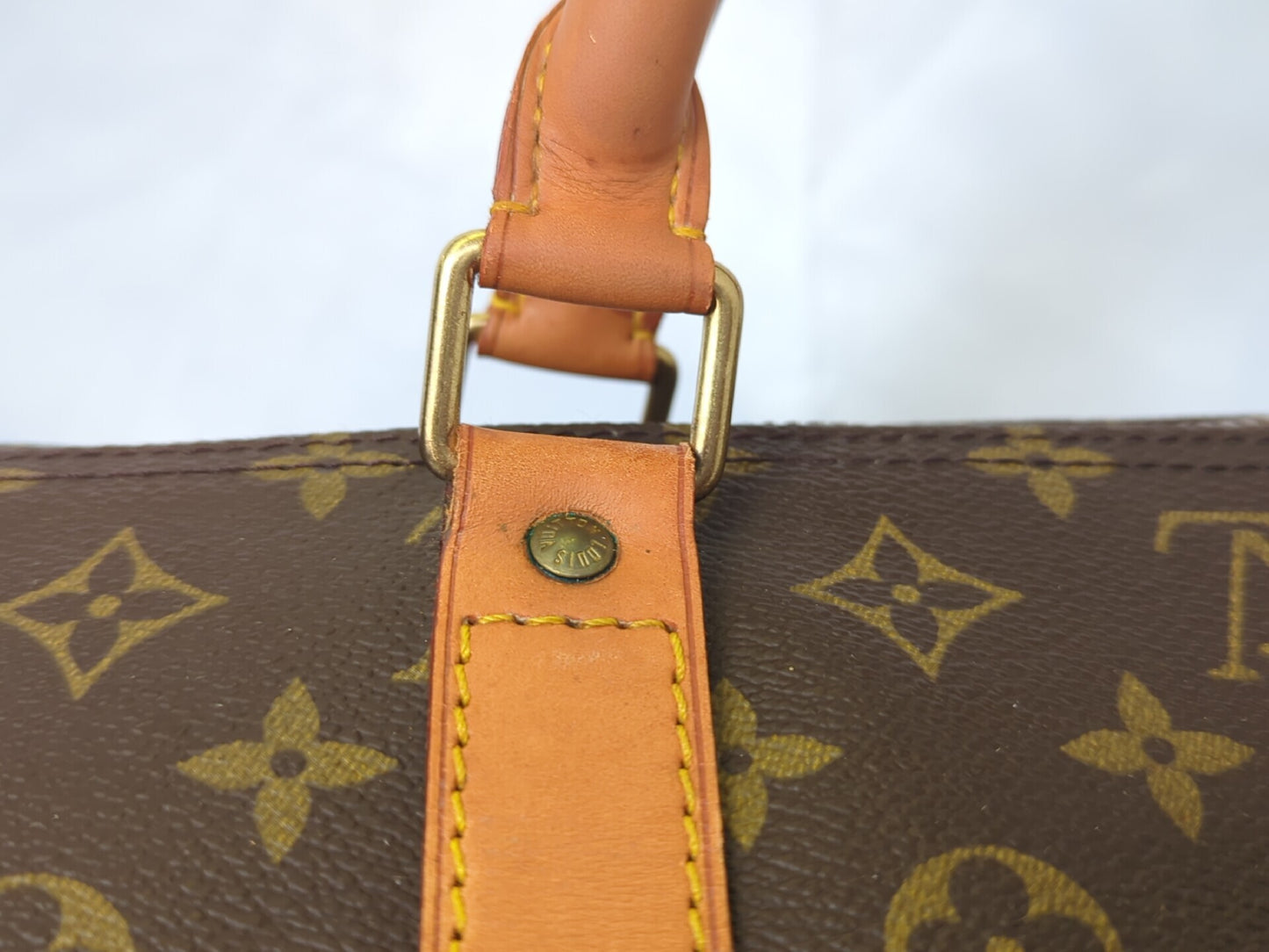 Louis Vuitton Keepall Monogram Canvas, Brown, Canvas, Travel Bag