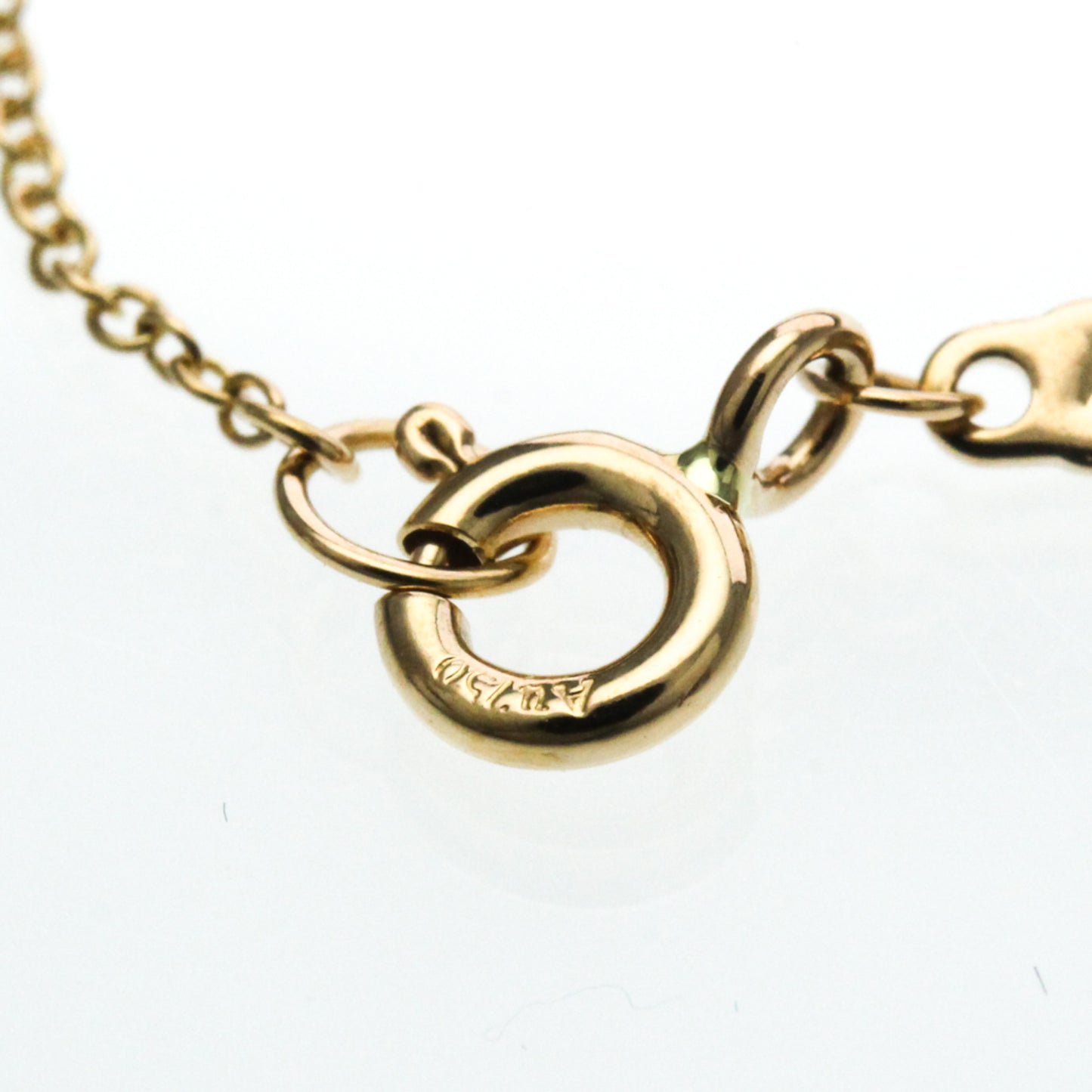 Tiffany & Co. T Circle Pendant 18K Rose Gold with Diamond, Gold, Pink Gold, Necklace