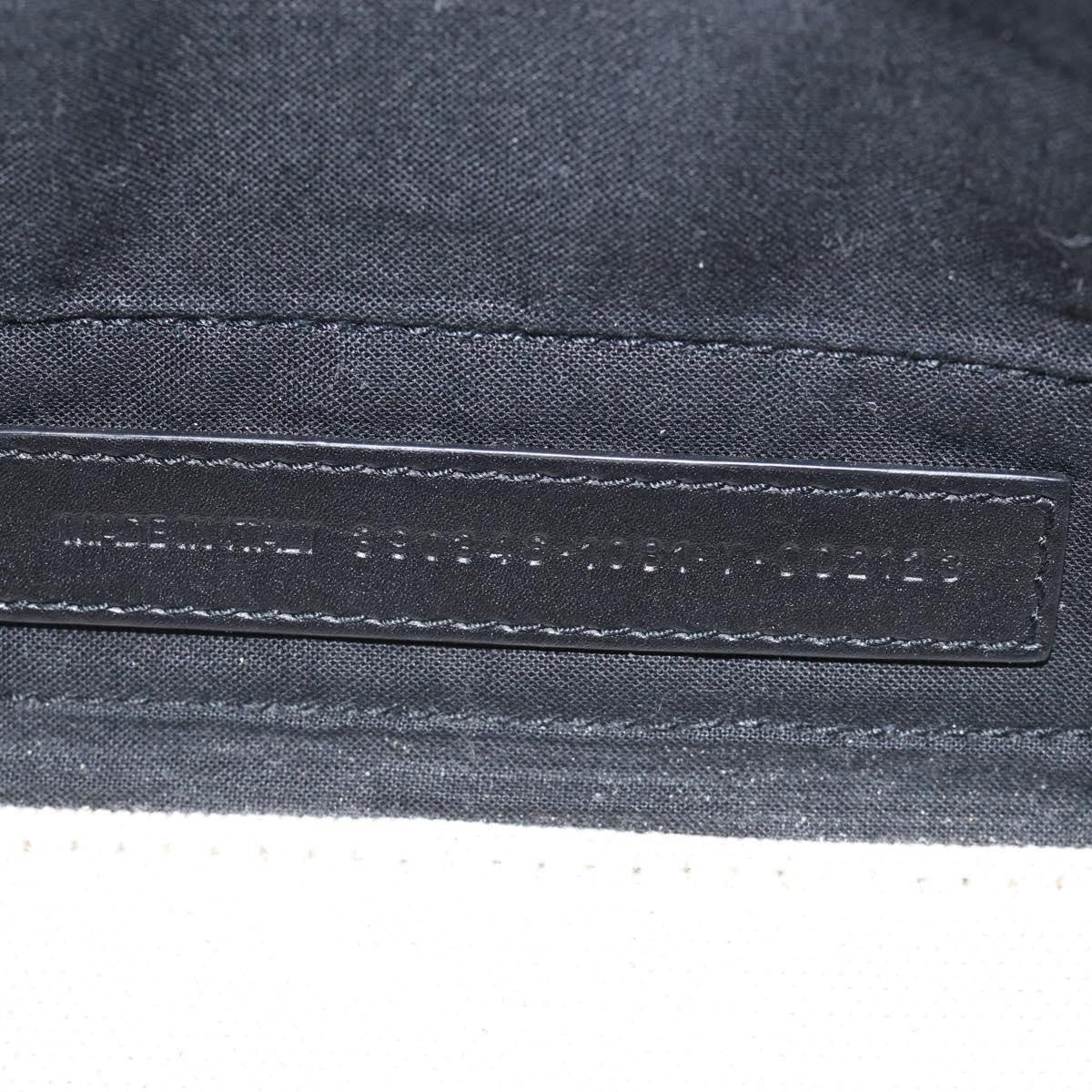 Balenciaga Navy Cabas Canvas with Leather, White, Canvas, Tote Bag