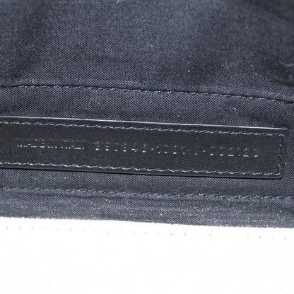Balenciaga Navy Cabas Canvas with Leather, White, Canvas, Tote Bag