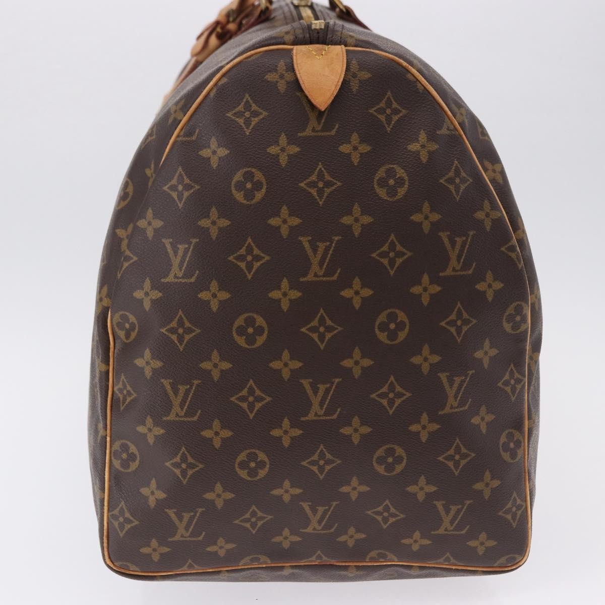 Louis Vuitton Keepall Monogram, Brown, Canvas, Travel Bag
