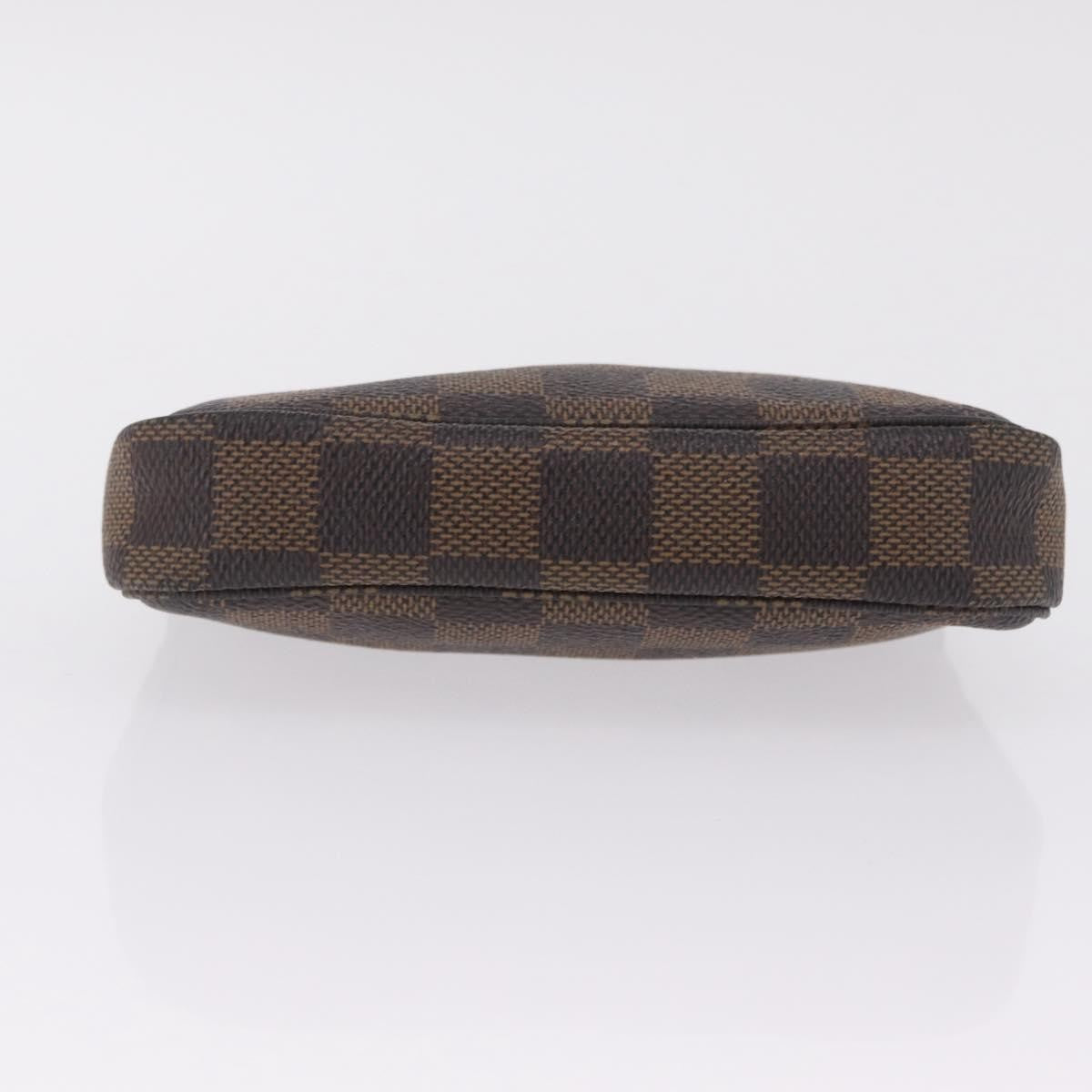 Louis Vuitton Mini pochette accessoires Damier Canvas, Brown, Canvas, Clutch