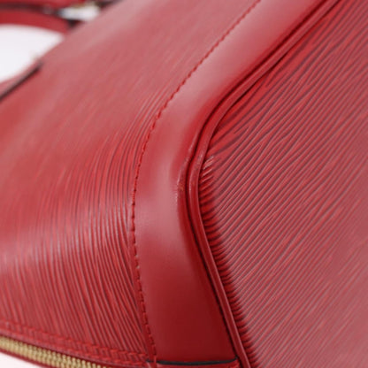 Louis Vuitton Alma Epi Leather, Red, Leather, Handbag
