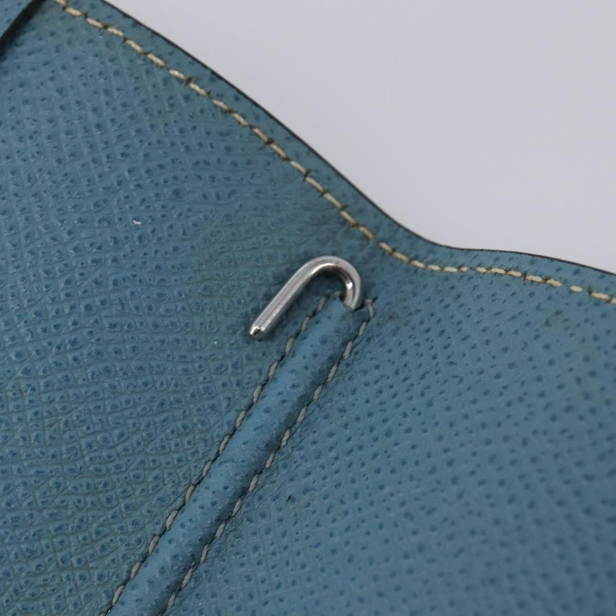 Hermes Vision Agenda Cover Leather, Blue, Leather, Briefcase