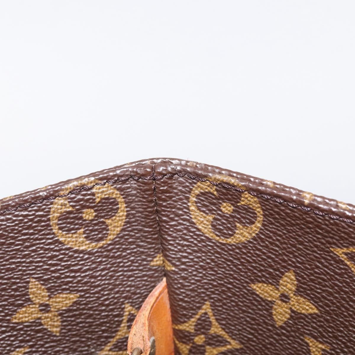 Louis Vuitton Shopping Sac Monogram Canvas, Brown, Canvas, Handbag