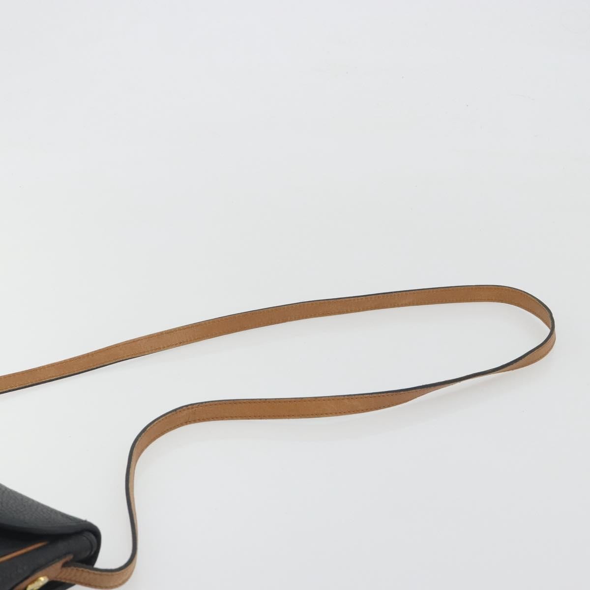 Christian Dior Vintage CD Flap Leather, Black, Leather, Shoulder Bag