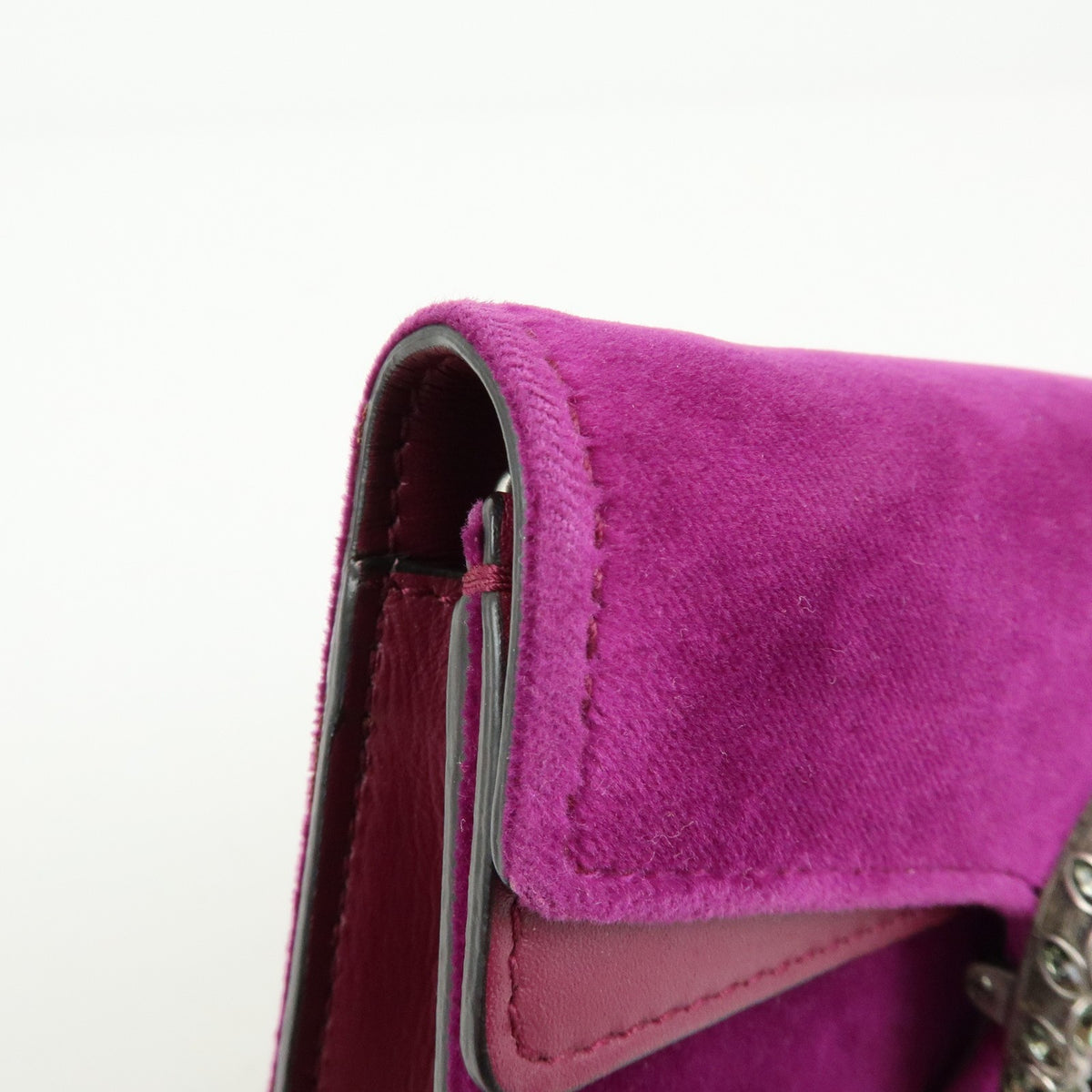 Gucci Dionysus Velvet, Purple, Velvet, Handbag