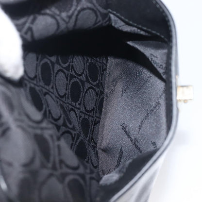 Salvatore Ferragamo Vintage Canvas, Black, Canvas, Shoulder Bag