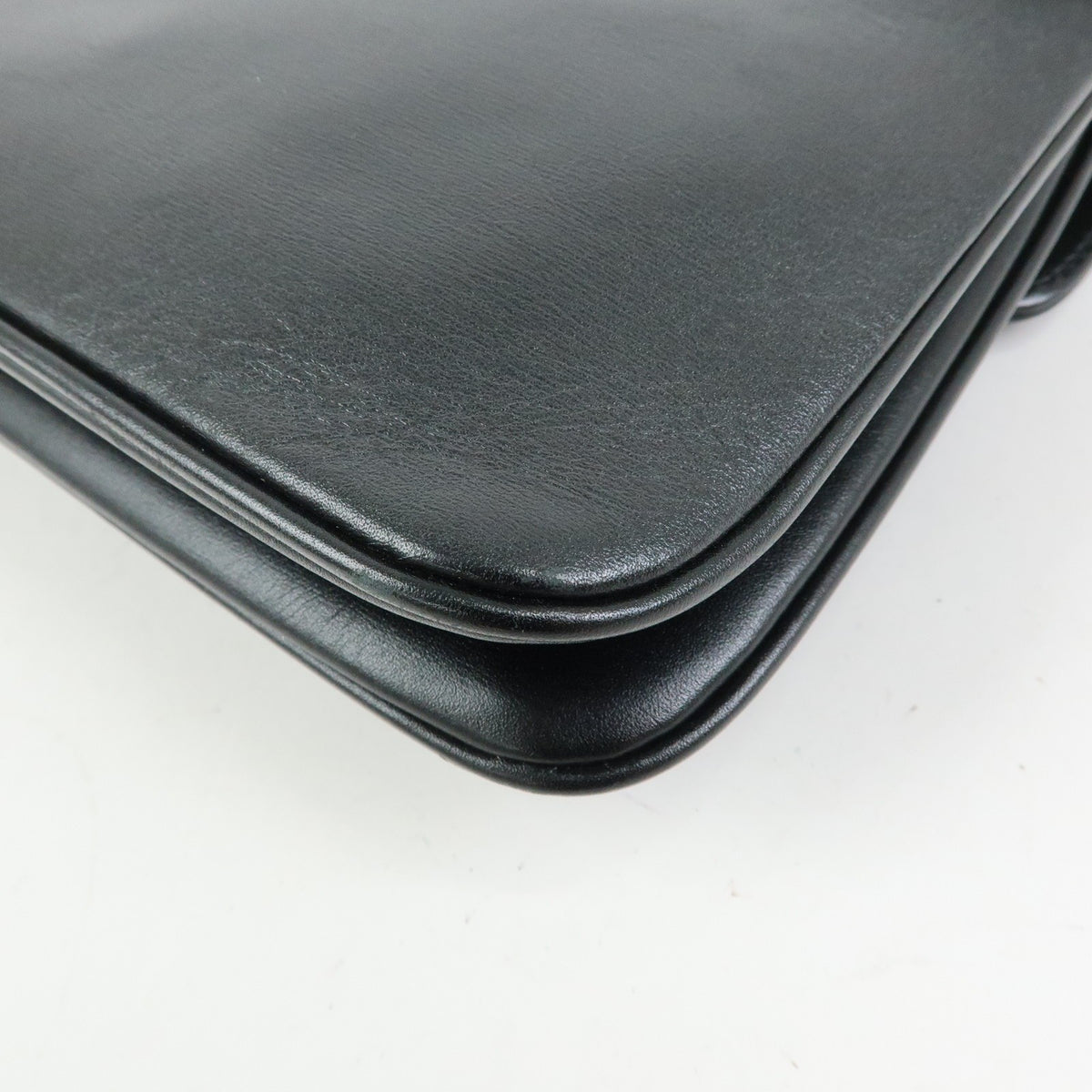 Gucci Rajah Chain Leather, Black, Leather, Tote Bag