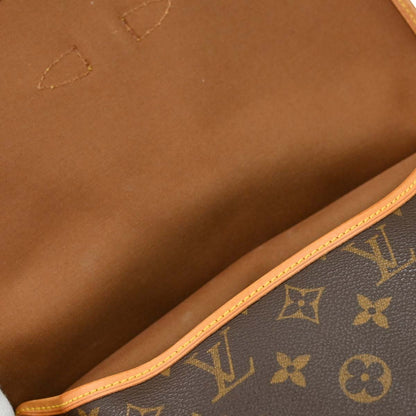 Louis Vuitton Saumur Monogram Canvas, Brown, Canvas, Shoulder Bag