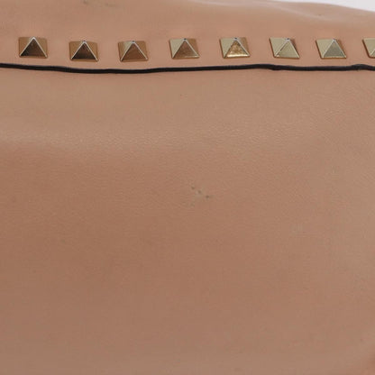 Valentino Garavani Rockstud Soft Leather, Beige, Leather, Tote Bag