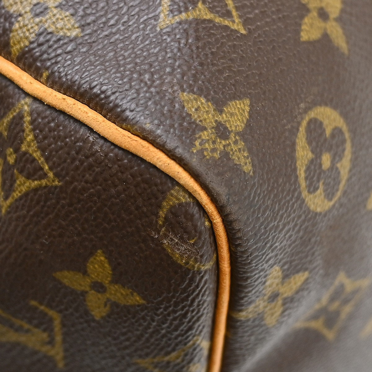 Louis Vuitton Keepall Monogram Canvas, Brown, Canvas, Travel Bag