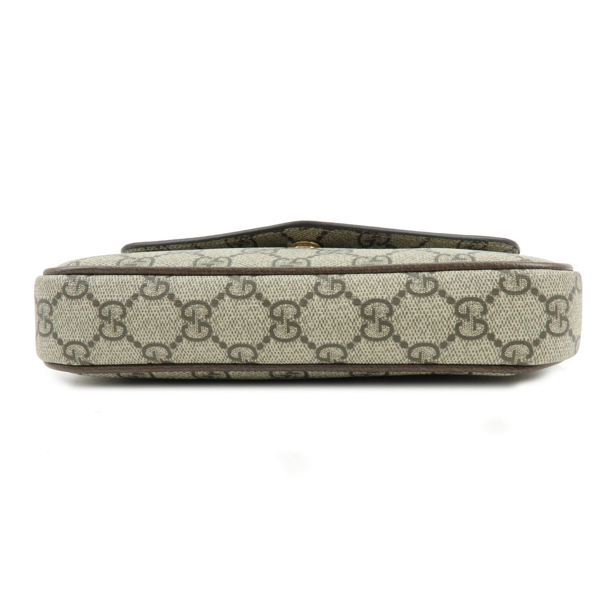 Gucci Ophidia Envelope Flap GG Coated Canvas, Beige, Canvas, Shoulder Bag