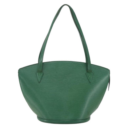 Louis Vuitton Saint Jacques Handbag Epi Leather, GREEN, LEATHER, Shoulder bag