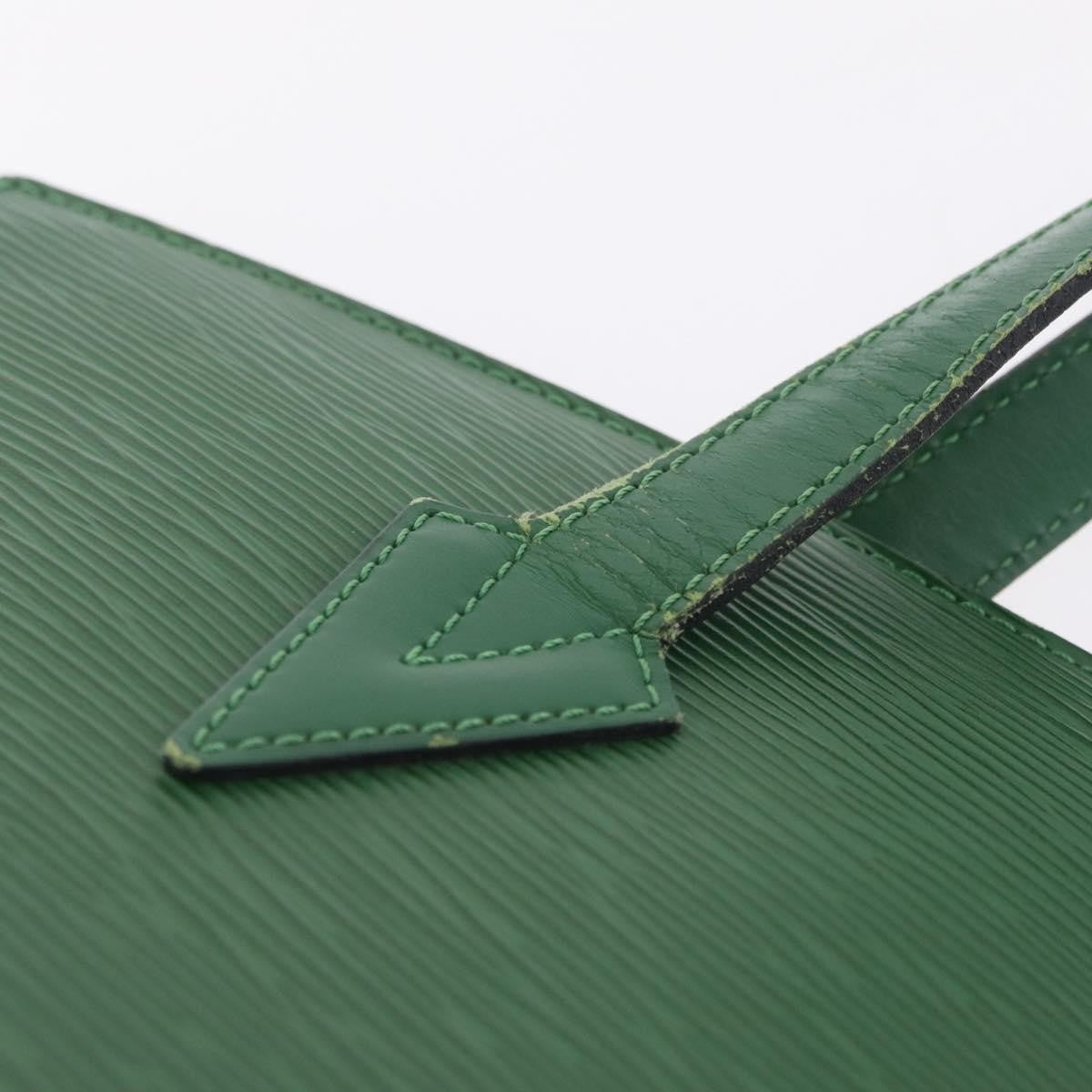 Louis Vuitton Saint Jacques Epi Leather, Green, Leather, Handbag