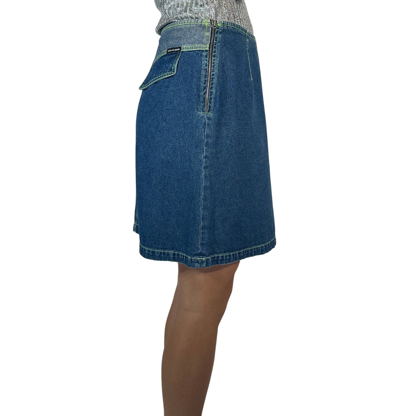 Anna Sui Denim Skirt