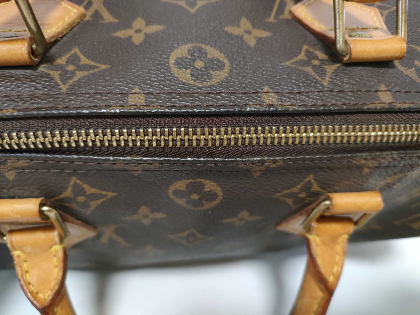 Louis Vuitton Speedy Monogram Canvas, Brown, Canvas, Handbag