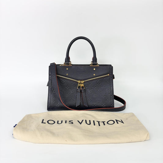 Louis Vuitton Sully Tote Monogram Empreinte Leather, Red, Leather, Handbag