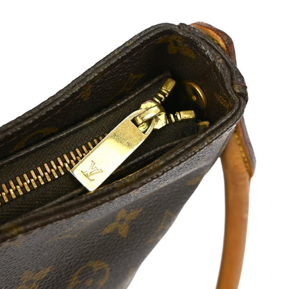 Louis Vuitton Looping Monogram Canvas, Brown, Canvas, Handbag