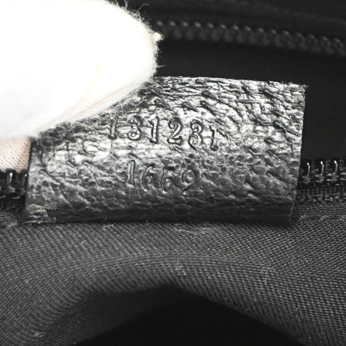 Gucci Web Zip GG Canvas, Black, Canvas, Tote Bag