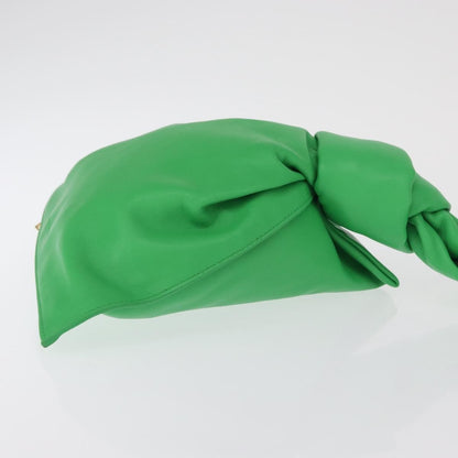 Bottega Veneta BV Twist Leather, Green, Leather, Handbag