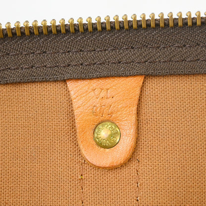 Louis Vuitton Keepall Monogram, Brown, Canvas, Travel Bag