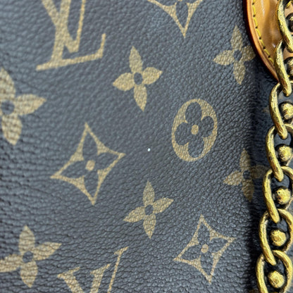 Louis Vuitton Lockit Chain Monogram Canvas, Brown, Canvas, Handbag