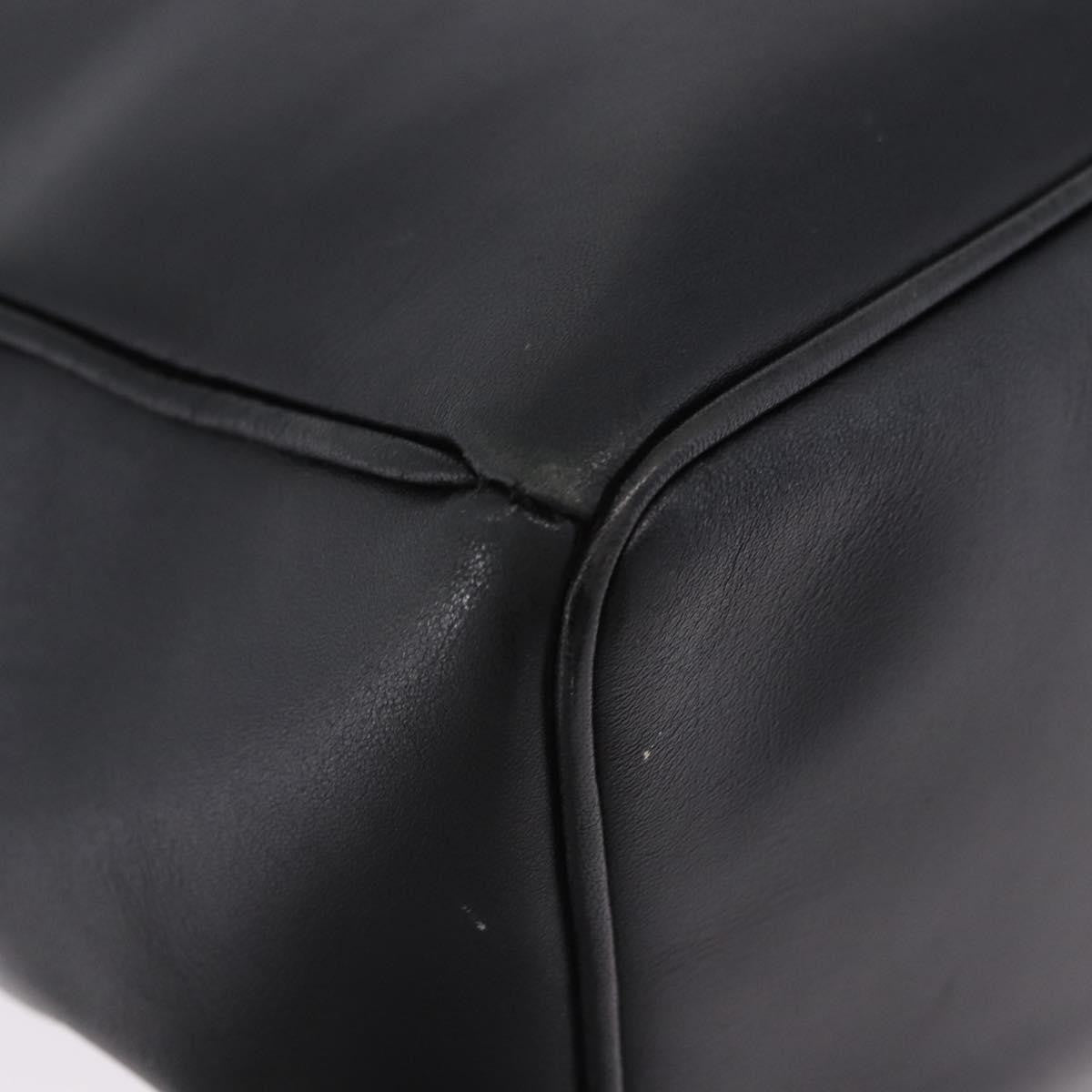 Christian Dior Vintage Lady Dior Leather, Black, Leather, Handbag