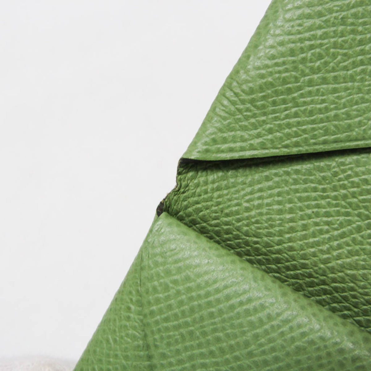 Hermes Calvi Duo Card Holder Epsom, Green, Leather, Card Holder