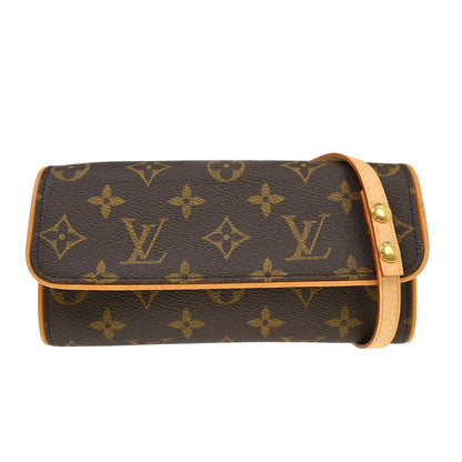 Louis Vuitton Twin Monogram Canvas, Brown, Canvas, Clutch