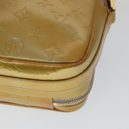 Louis Vuitton Wooster Monogram Vernis, Yellow, Patent Leather, Handbag