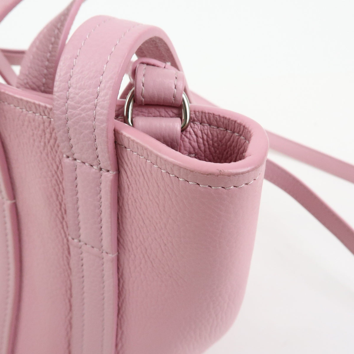 Balenciaga Everyday 2.0 North South Leather, Pink, Leather, Tote Bag