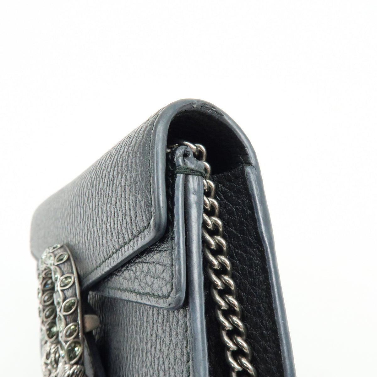 Gucci Dionysus Leather, Black, Leather, Handbag