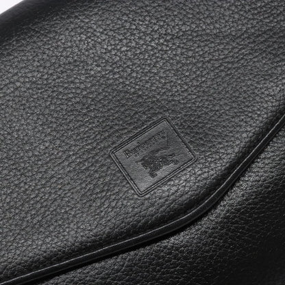 Burberry Flap Shoulder Leather, Black, Leather, Shoulder Bag
