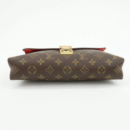 Louis Vuitton Pallas Chain Monogram Canvas and Calfskin, Brown, Canvas, Shoulder Bag