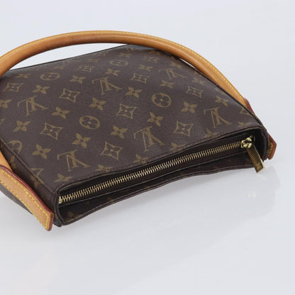 Louis Vuitton Looping Monogram Canvas, Brown, Canvas, Handbag