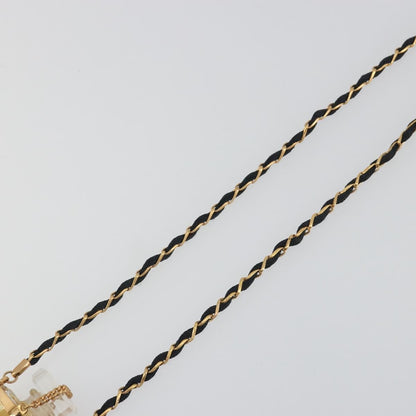 Chanel CC No.5 Perfume Bottle Pendant Metal, Gold, Metal, Necklace