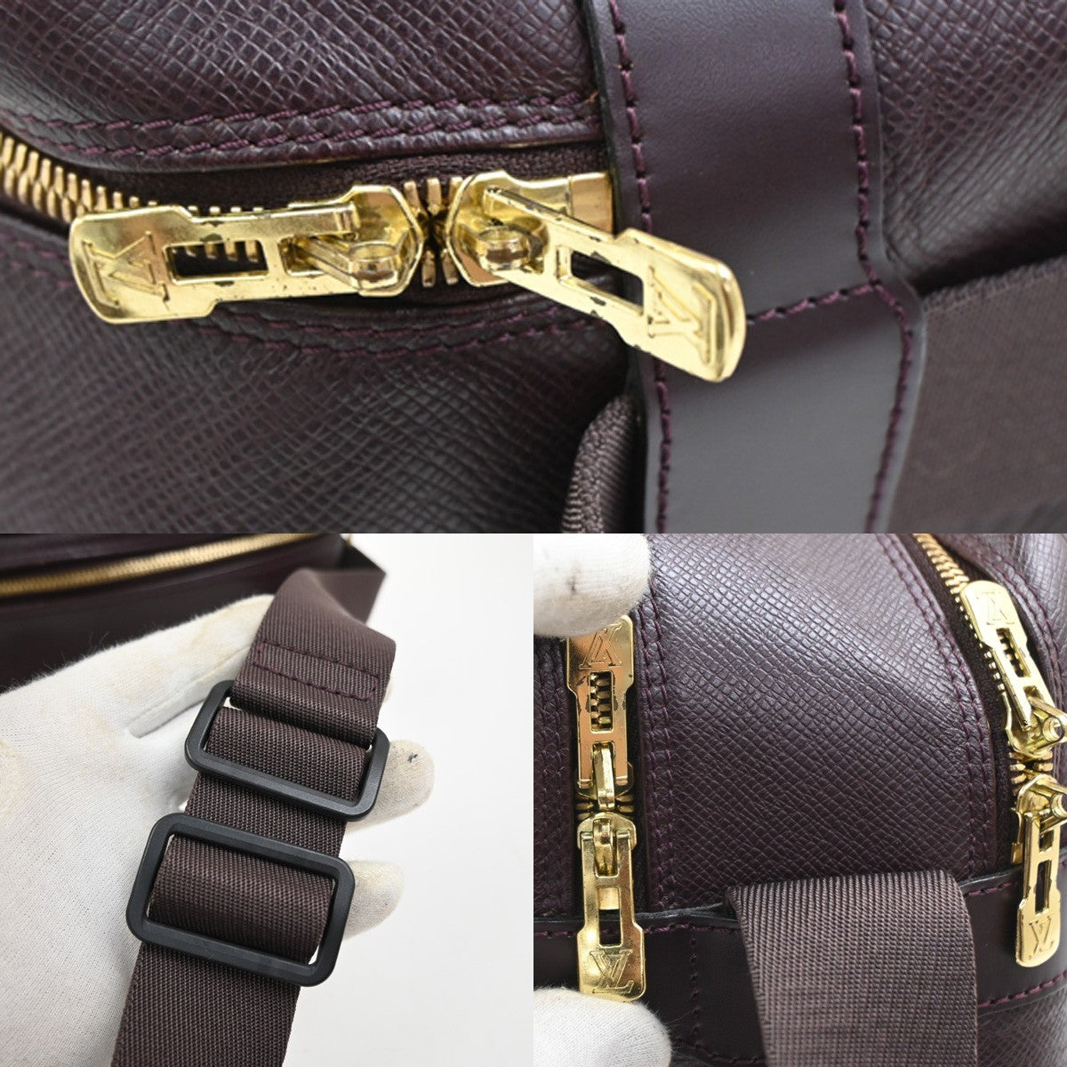 Louis Vuitton Reporter Taiga Leather, Brown, Leather, Shoulder Bag